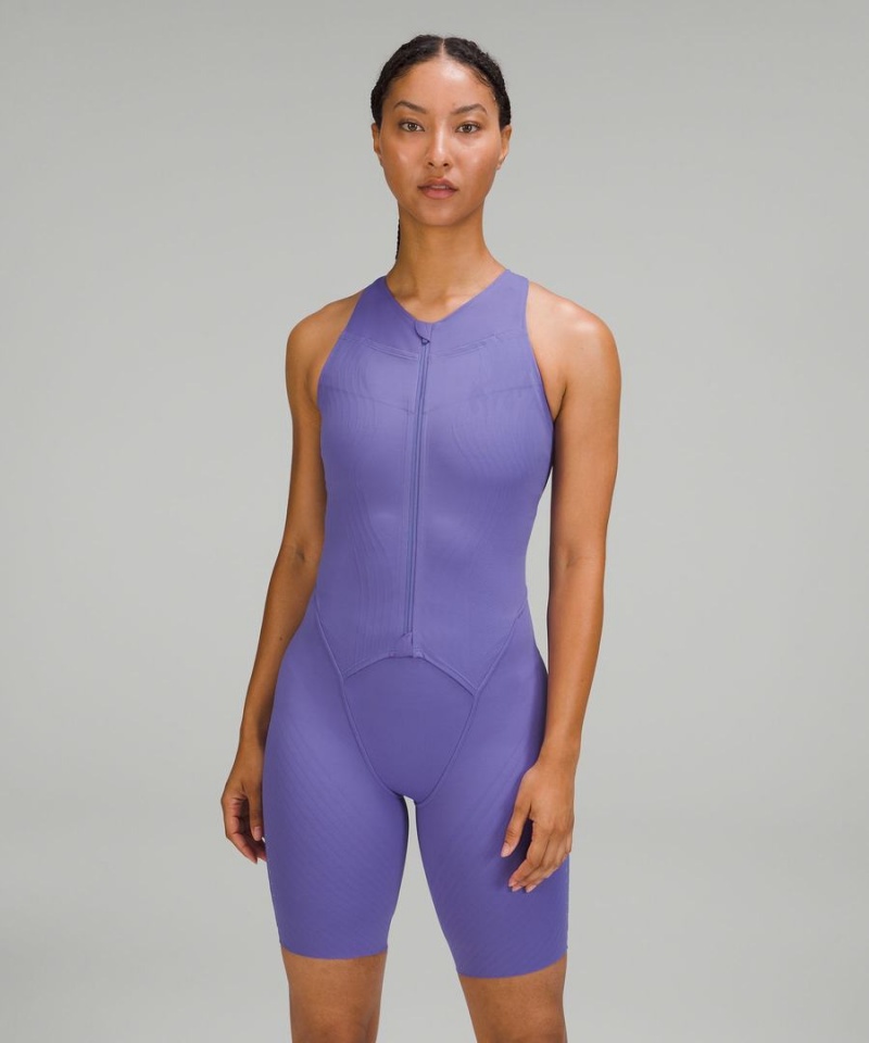 Lululemon SenseKnit Lauf One-Piece Body Damen Indigo | 8936AIOWD