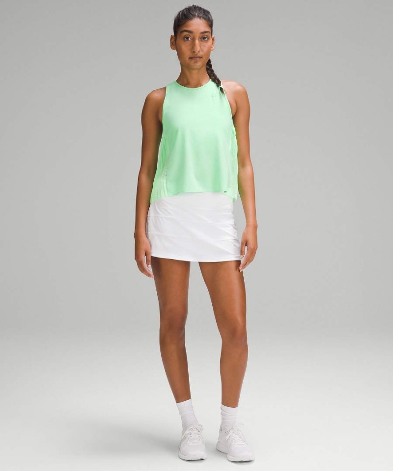 Lululemon Side Pleats Tennis Tanktop Damen Türkis | 4583OUEHP