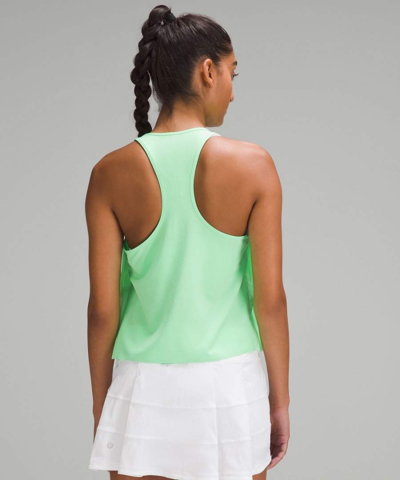 Lululemon Side Pleats Tennis Tanktop Damen Türkis | 4583OUEHP