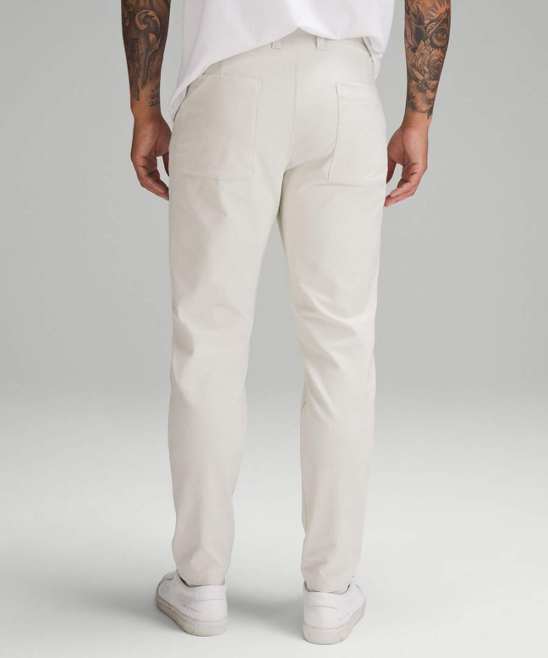 Lululemon Slim-Tapered Heavy Twill Hose Herren Beige | 4619WIHRU