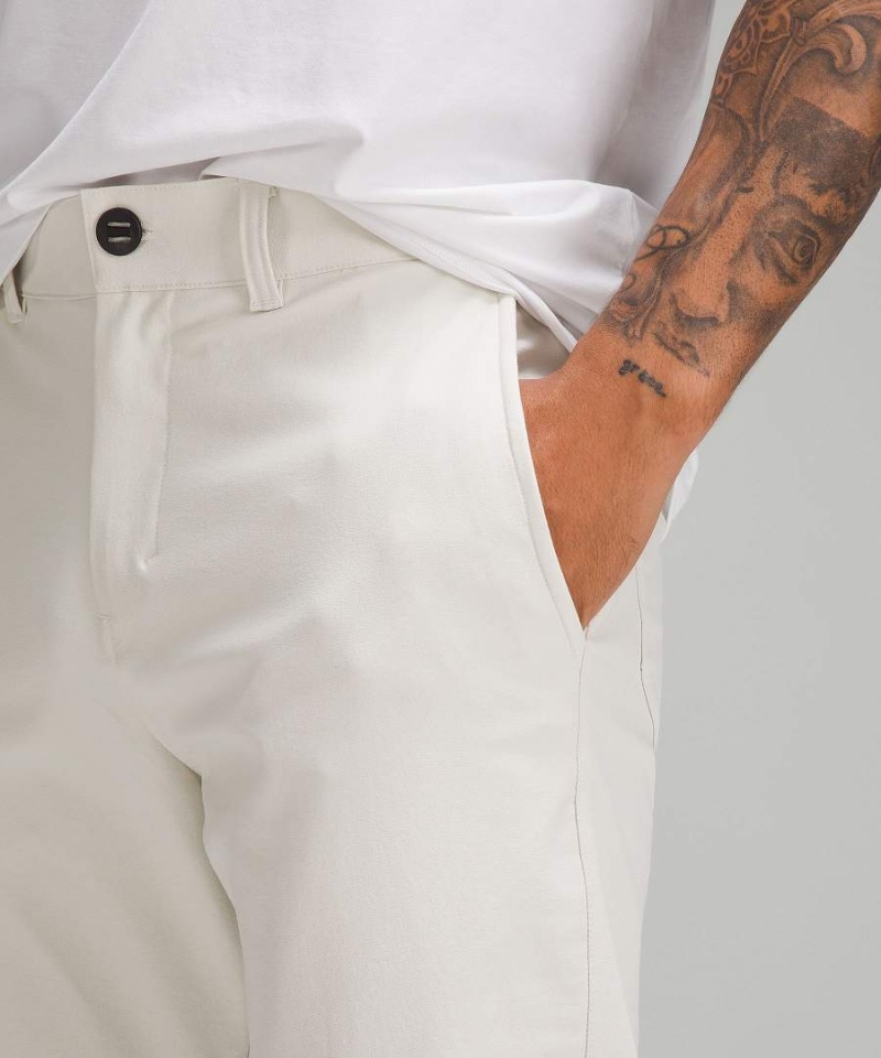 Lululemon Slim-Tapered Heavy Twill Hose Herren Beige | 4619WIHRU