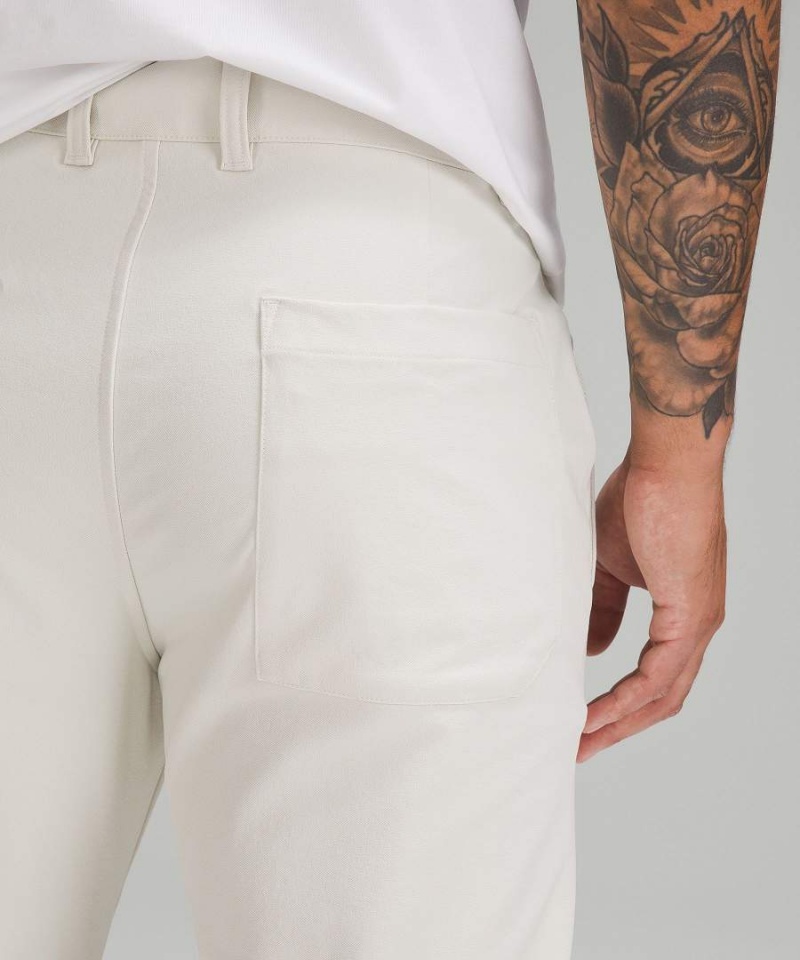 Lululemon Slim-Tapered Heavy Twill Hose Herren Beige | 4619WIHRU