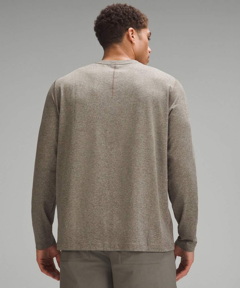 Lululemon Soft Jersey Langarmhemd Herren Braun | 4358CEXRJ