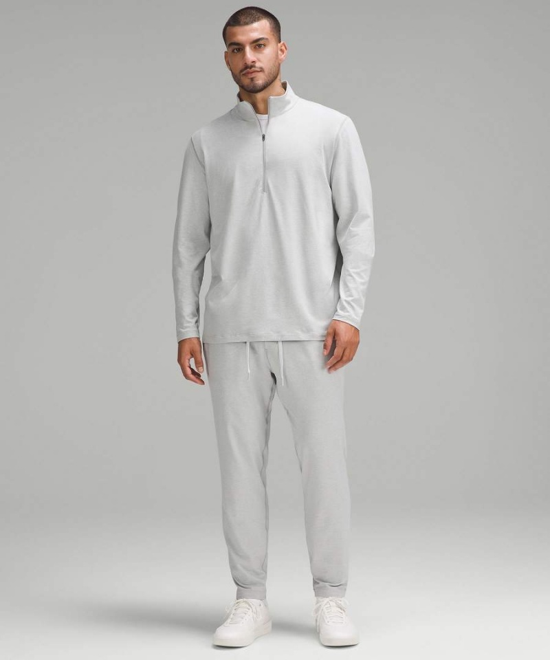 Lululemon Soft Jersey Tapered Jogginghose Herren Silber | 2057MNQDJ