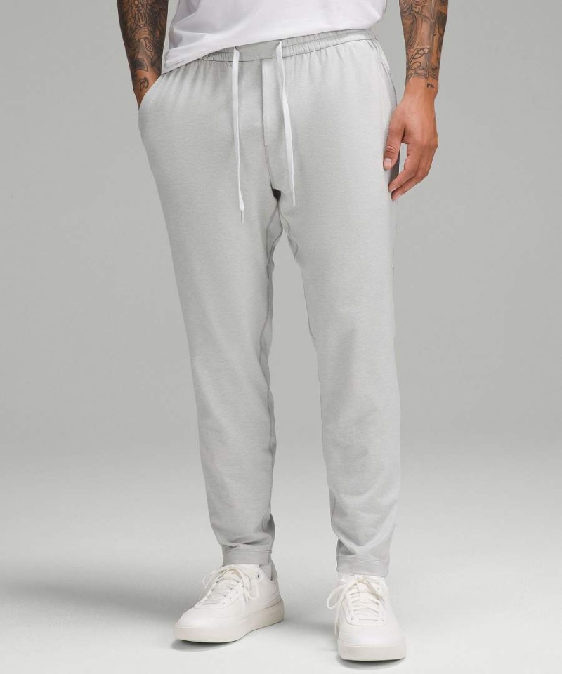 Lululemon Soft Jersey Tapered Jogginghose Herren Silber | 2057MNQDJ