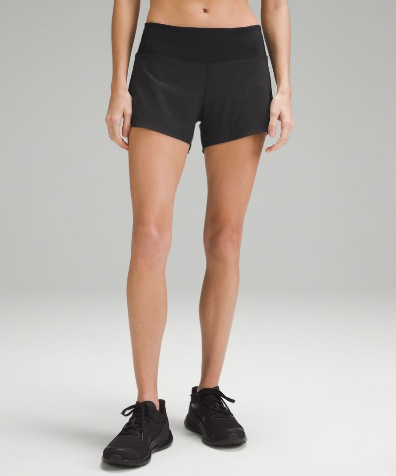 Lululemon Speed Up Mid-Rise Gefütterte 4\