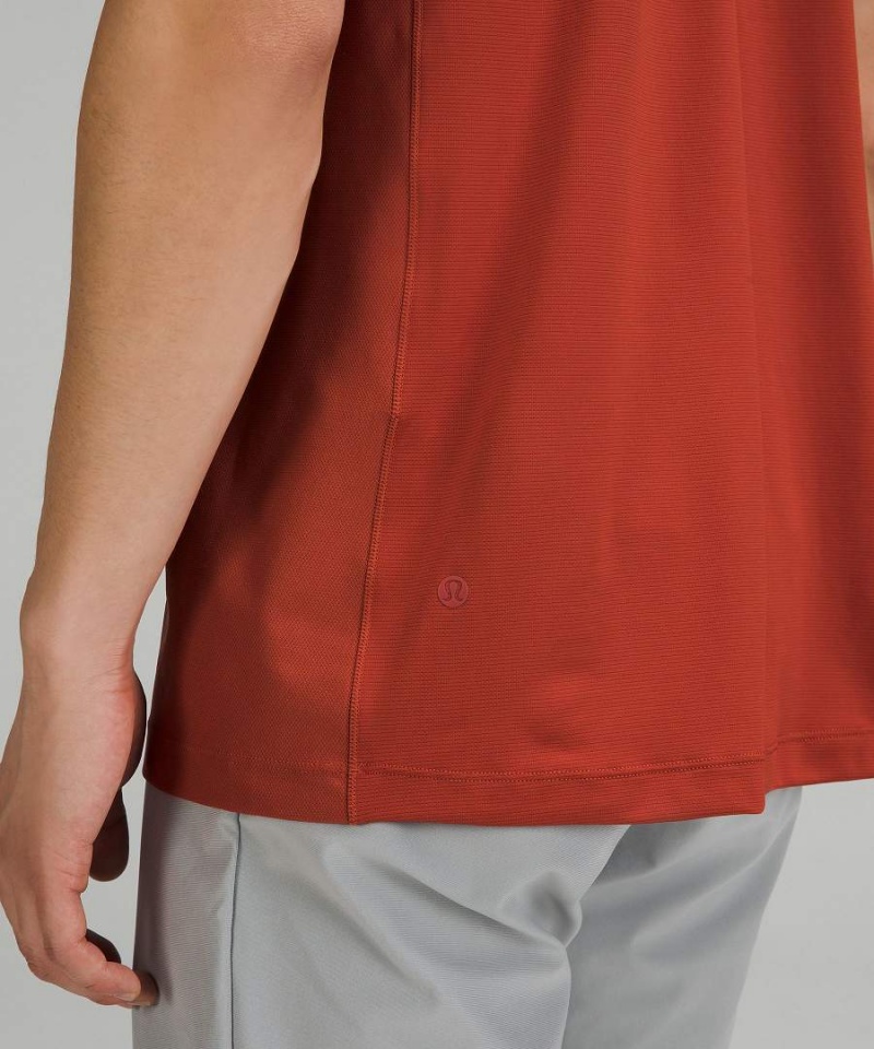 Lululemon Stretch Golf Polo Shirts Herren Orange | 9487DYBQS