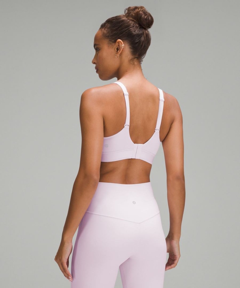 Lululemon Super-Soft Adjustable Recovery Bra Light Support, B-D Cups Sport BH Damen Rosa | 9678RUBYJ