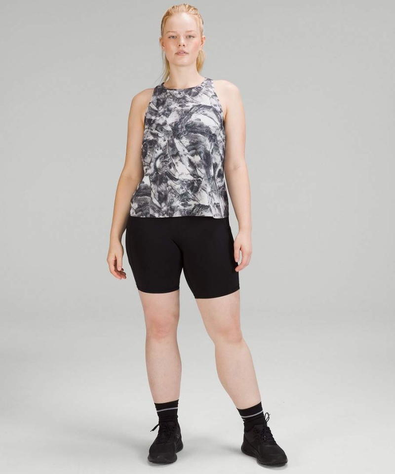 Lululemon Swift Ventilated Racerback Lauf Tanktop Damen Grau Mehrfarbig | 2391VFWUH