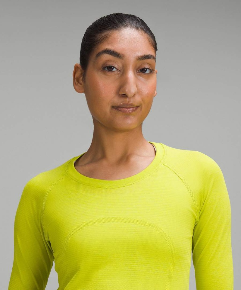 Lululemon Swiftly Tech 2.0 Race Length Langarmhemd Damen Lila Lila | 7103WQOUT