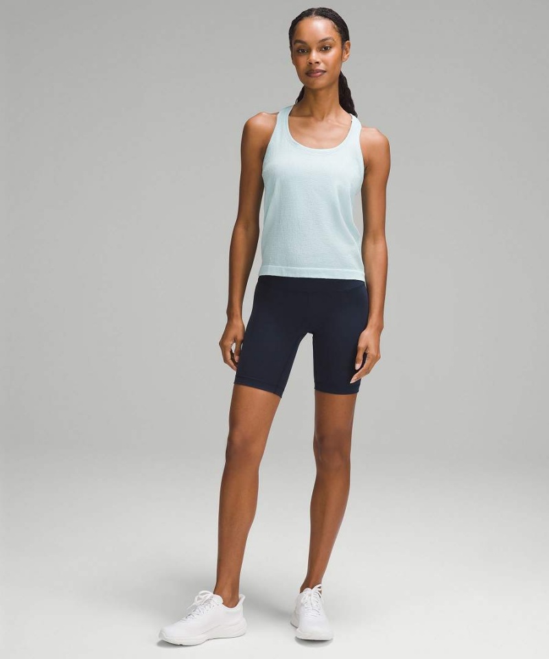 Lululemon Swiftly Tech Racerback 2.0 Race Length Tanktop Damen Blau | 4368XRMGI