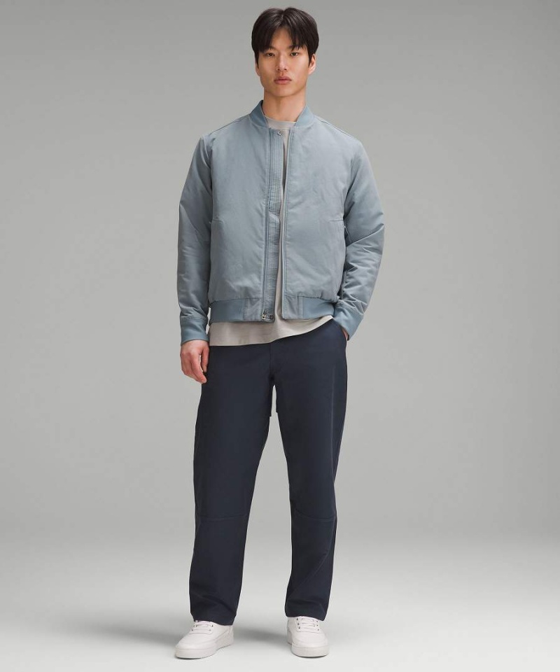 Lululemon Switch Over Bomberjacke Herren Blau | 8364HVOJG