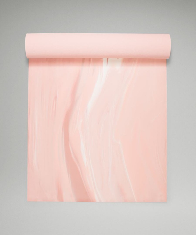 Lululemon The (Big) Mat Made With FSC™ Certified Rubber Marble Yogamatten Damen Rosa Rosa Weiß Rosa | 2597SZMFO