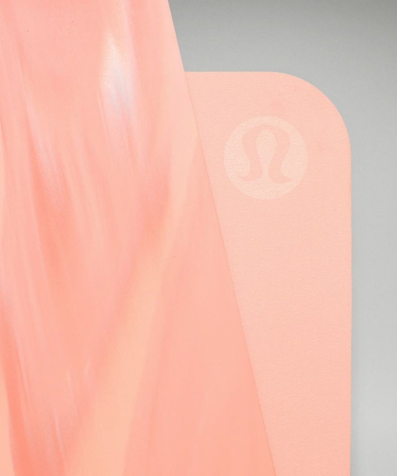 Lululemon The Mat 3mm Made With FSC™ Certified Rubber Yogamatten Damen Rosa Rosa Weiß Rosa | 2054ZBSVU