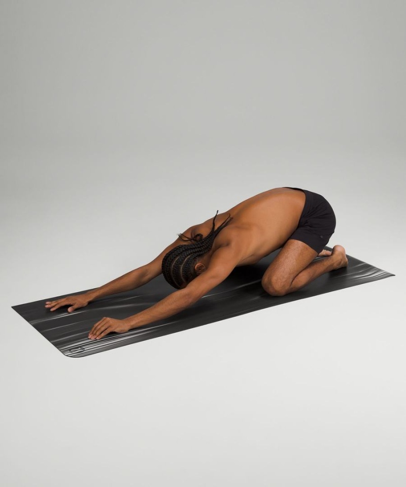 Lululemon The Mat 3mm Made With FSC™ Certified Rubber Yogamatten Damen Schwarz Weiß Schwarz | 5846NJYOT