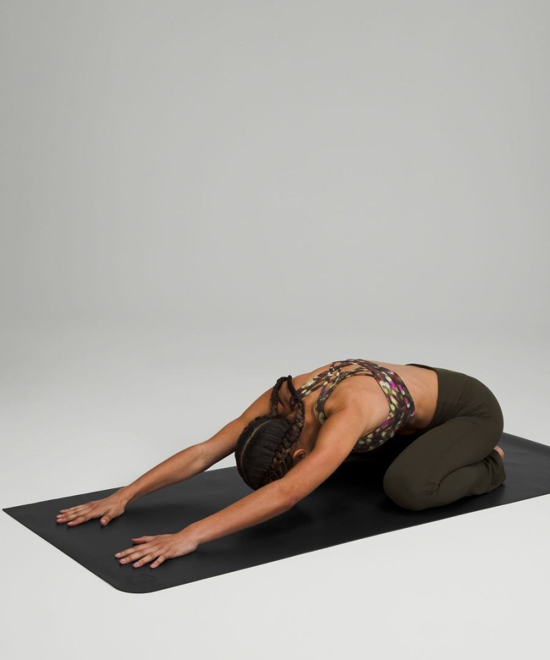 Lululemon The Mat 3mm Made With FSC™ Certified Rubber Yogamatten Damen Schwarz | 2803ORYDP