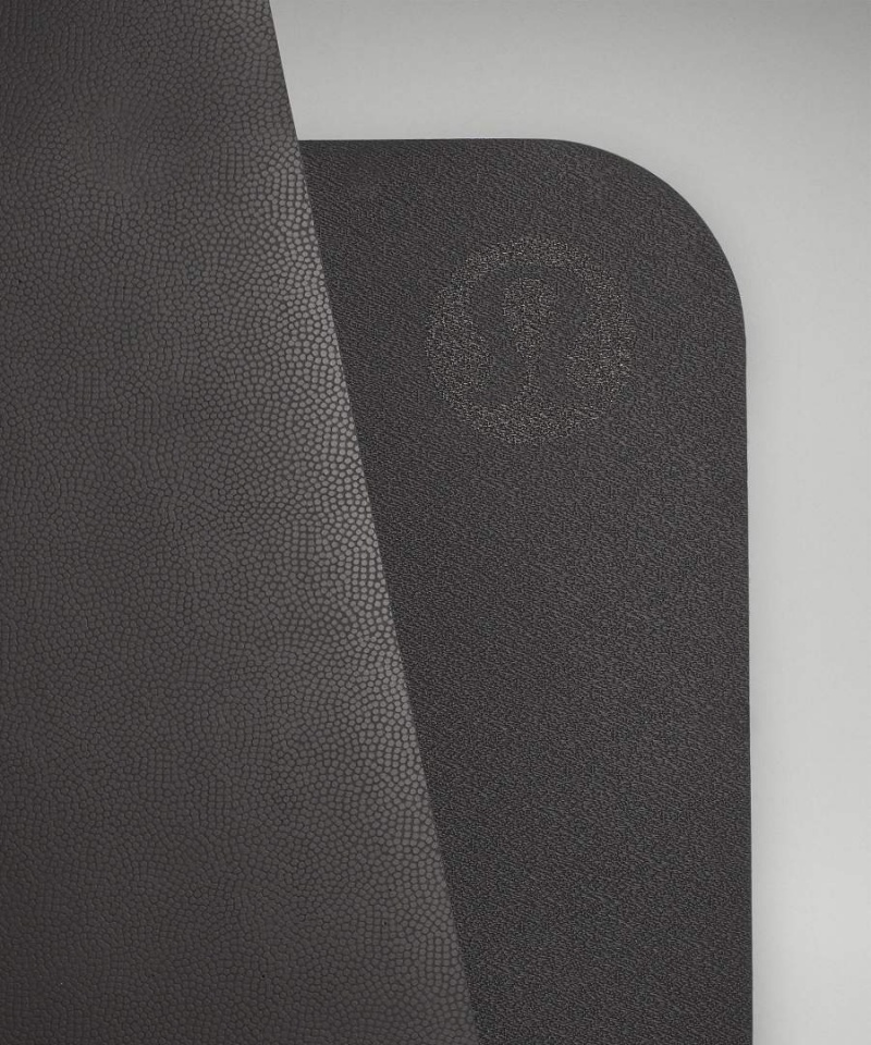 Lululemon The Mat 5mm Made With FSC™ Certified Rubber Textured Yogamatten Damen Schwarz | 9312VFNKL