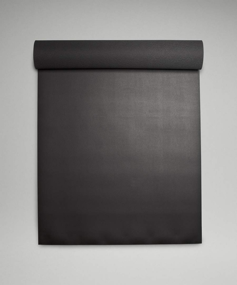 Lululemon The Mat 5mm Made With FSC™ Certified Rubber Textured Yogamatten Damen Schwarz | 9312VFNKL