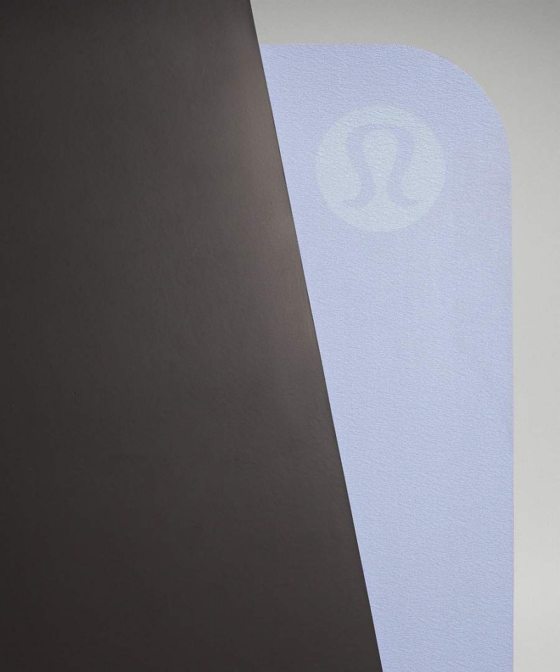 Lululemon The Mat 5mm Made With FSC™ Certified Rubber Logo Yogamatten Damen Schwarz Blau Beige | 6927SGLRJ