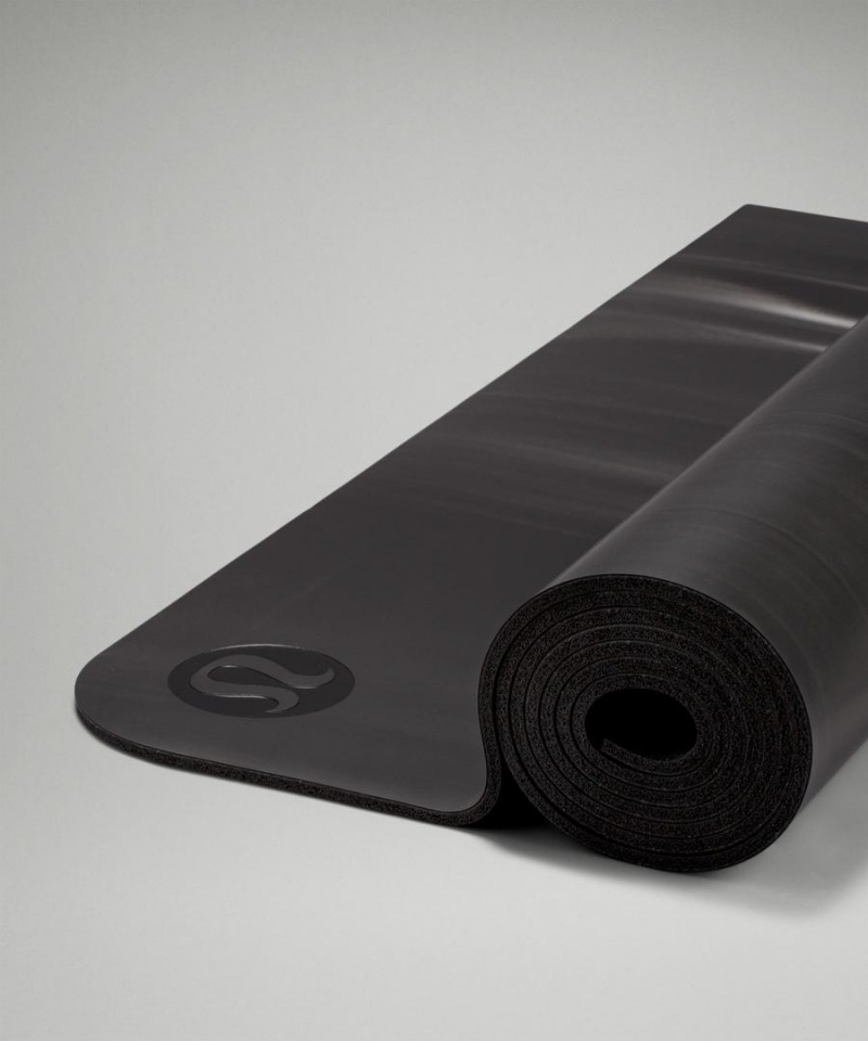 Lululemon The Mat 5mm Made With FSC™ Certified Rubber Yogamatten Damen Schwarz Weiß Schwarz | 0754XVBED