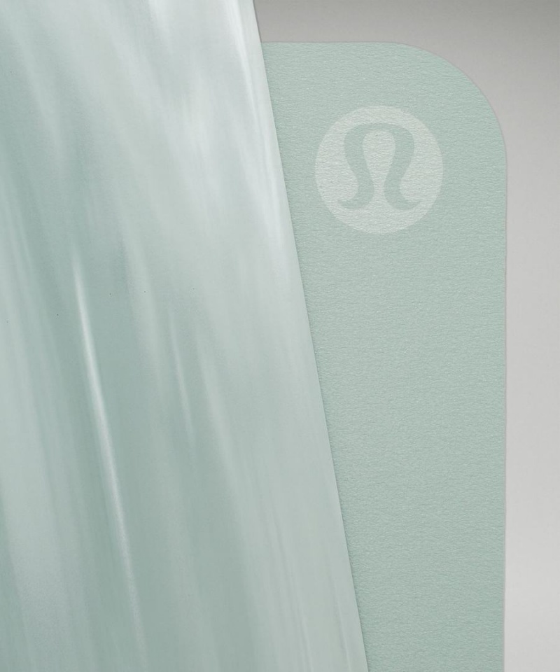 Lululemon The Mat 5mm Made With FSC™ Certified Rubber Yogamatten Damen Silber Blau Türkis Blau Silber Blau | 7420IYQNG