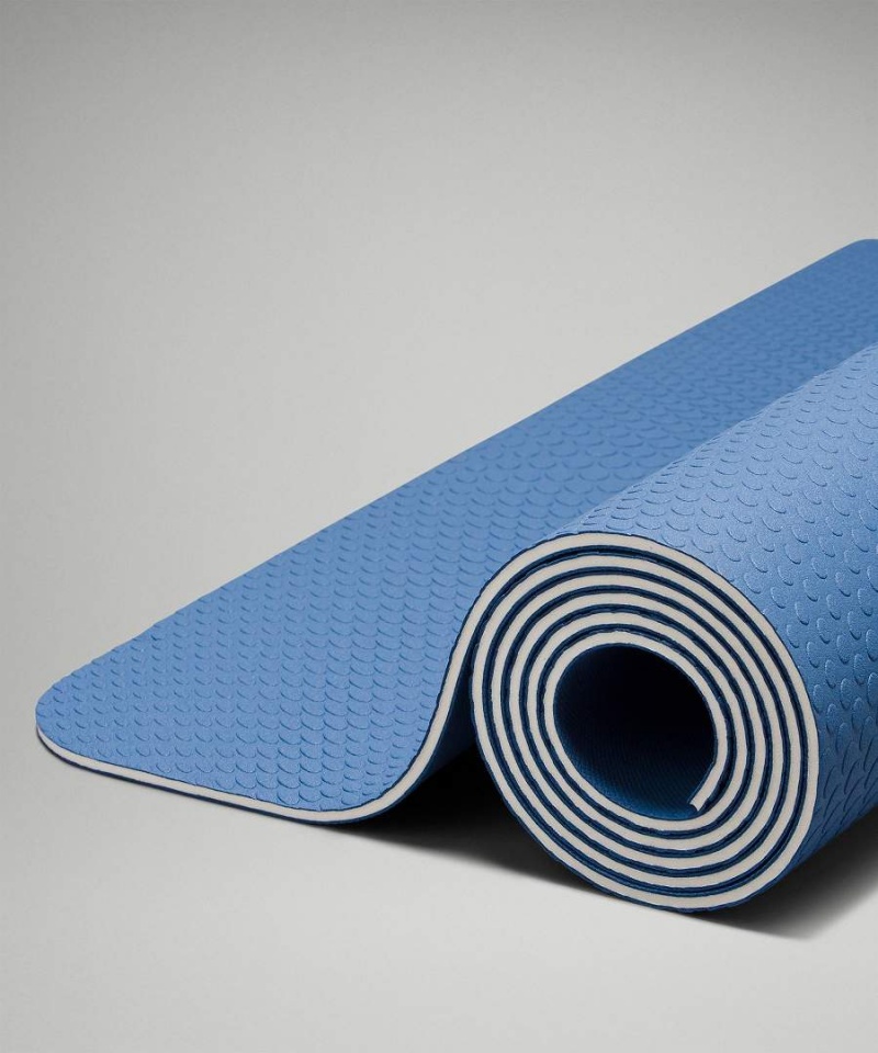 Lululemon The Workout Mat 6mm Yogamatten Damen Blau | 0428NXEDI