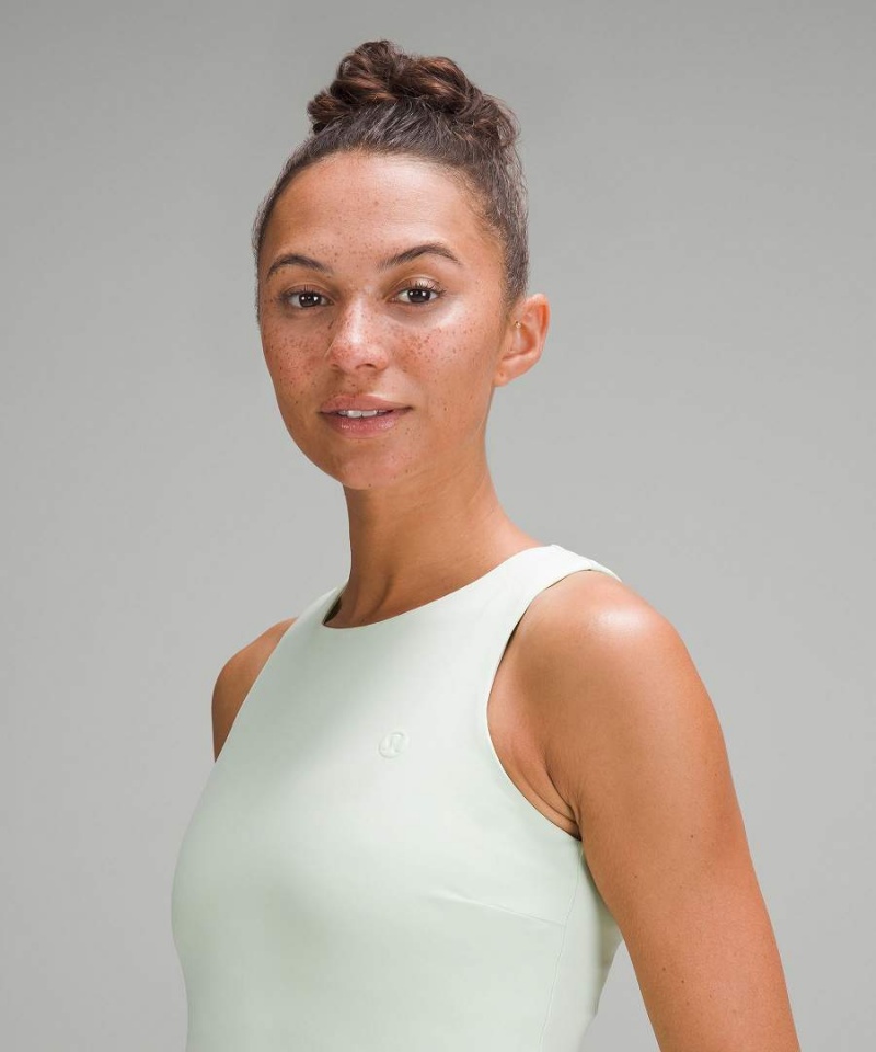 Lululemon Tiered Pleats Tennis Kleid Damen Grün | 0627BYZGX