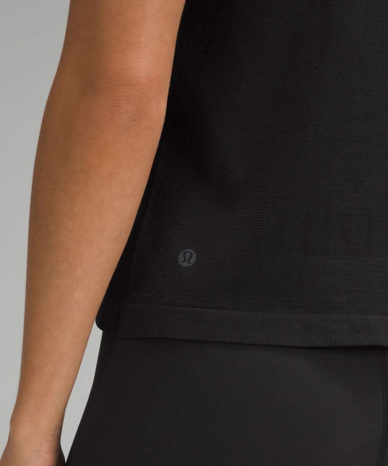 Lululemon Train to Be Kurzes-Sleeve T-shirts Damen Schwarz Schwarz | 3628XBZEF