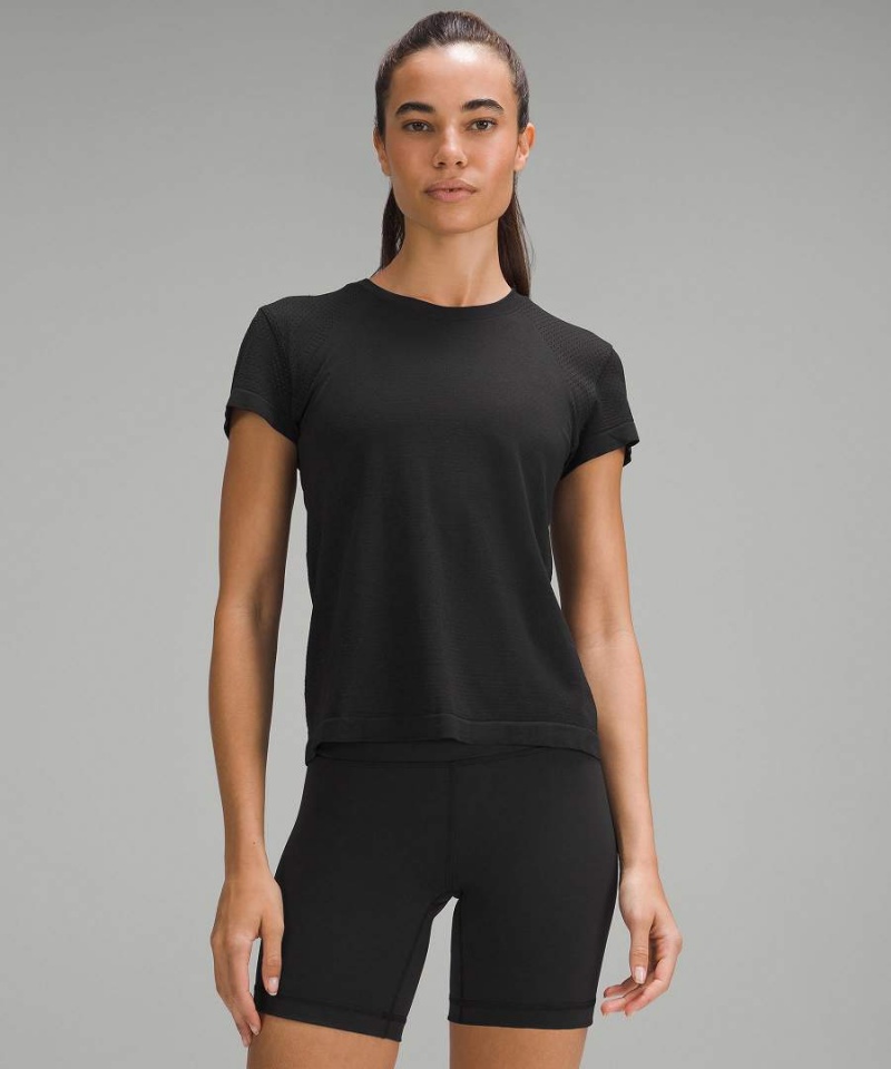 Lululemon Train to Be Kurzes-Sleeve T-shirts Damen Schwarz Schwarz | 3628XBZEF