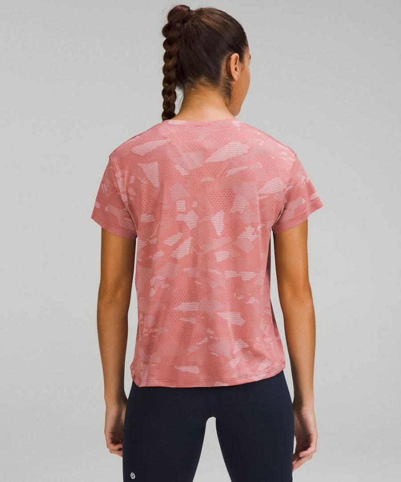 Lululemon Train to Be Kurzes Sleeve T-shirts Damen Rosa Rosa | 8349CPQRN