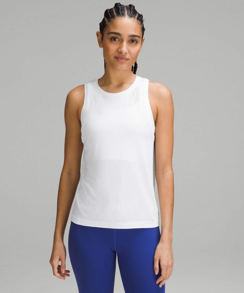 Lululemon Train to Be Tanktop Damen Weiß Weiß | 6410SNZGP