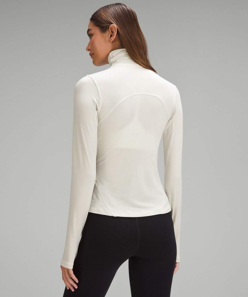 Lululemon Turtleneck Base Layer Langarmhemd Damen Beige | 6742YXONH