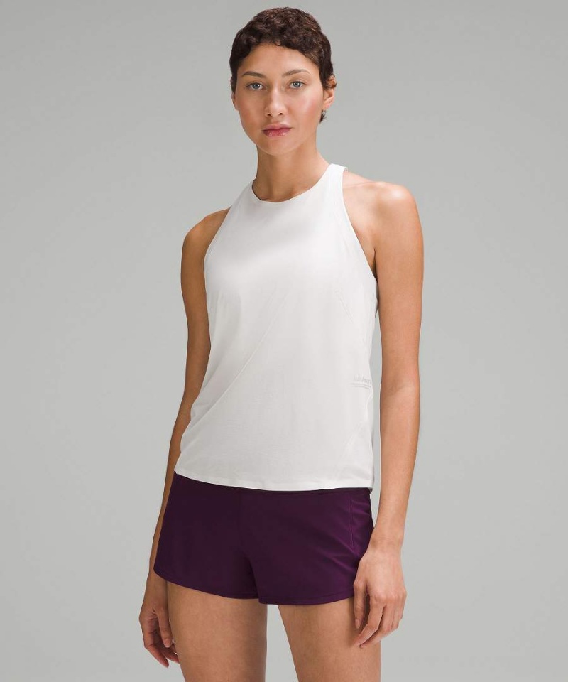 Lululemon Ultralight Reflective Lauf Tanktop Damen Weiß | 6982DPYCU