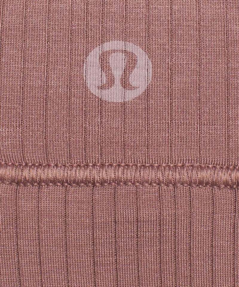 Lululemon UnderEase Gerippt High-Taille Tanga 3 Pack Unterwäsche Damen Schwarz Rosa | 9564RVDBF