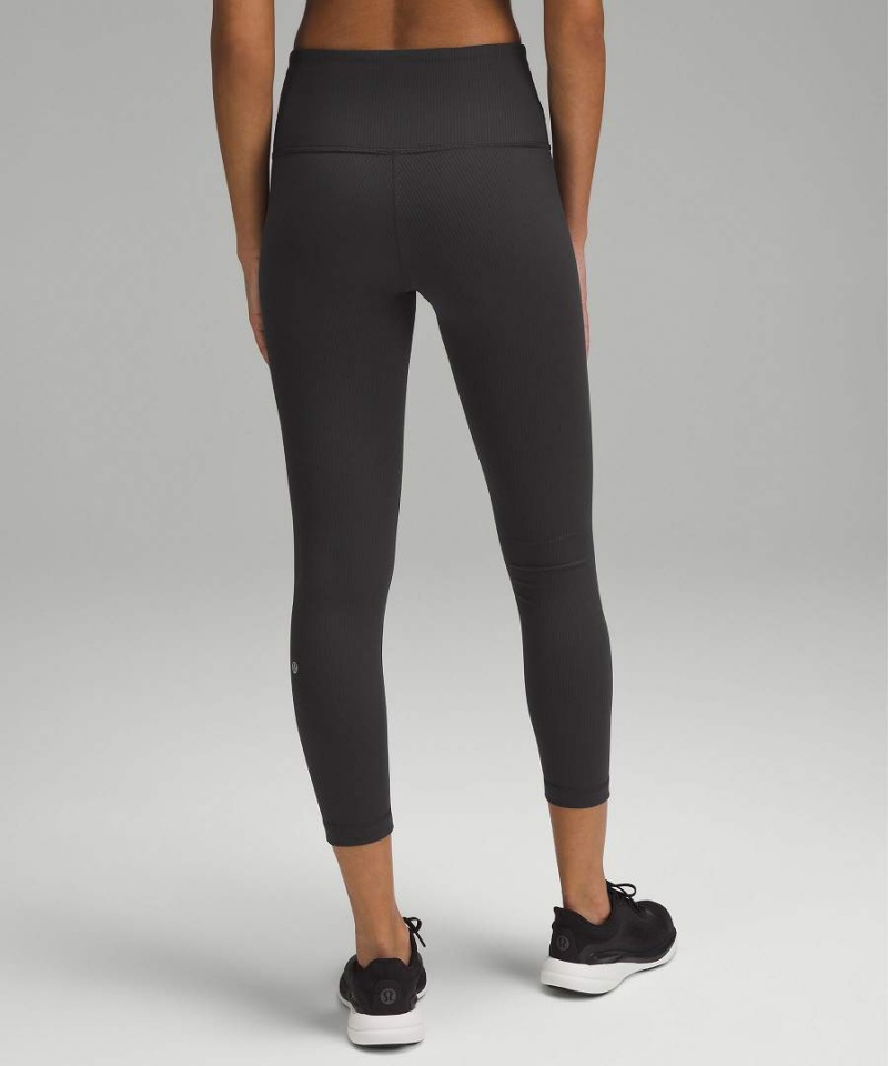 Lululemon Wunder Train High-Rise Gerippt 25