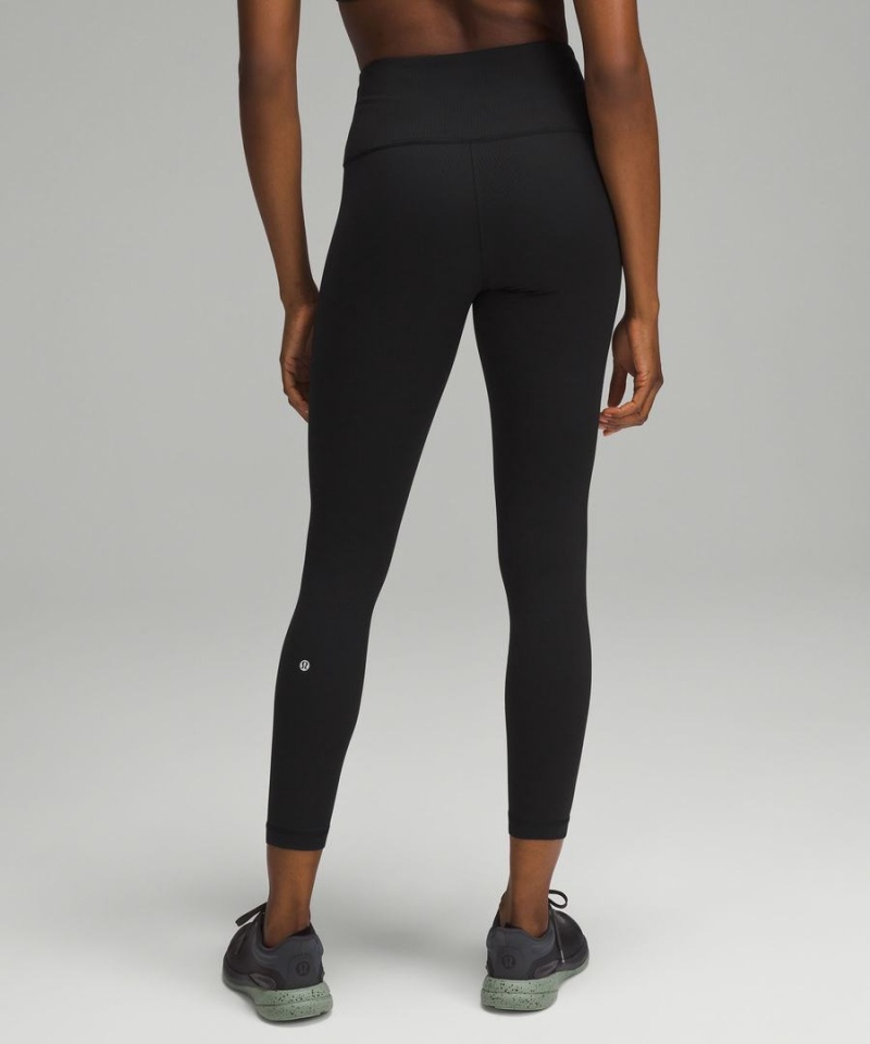 Lululemon Wunder Train High-Rise Gerippt 25