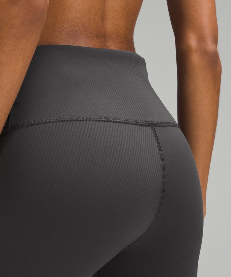 Lululemon Wunder Train High-Rise Gerippt Crop 23