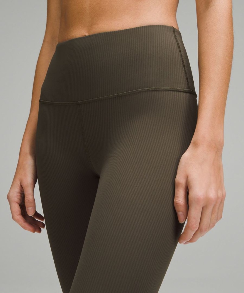 Lululemon Wunder Train High-Rise Gerippt Crop 23