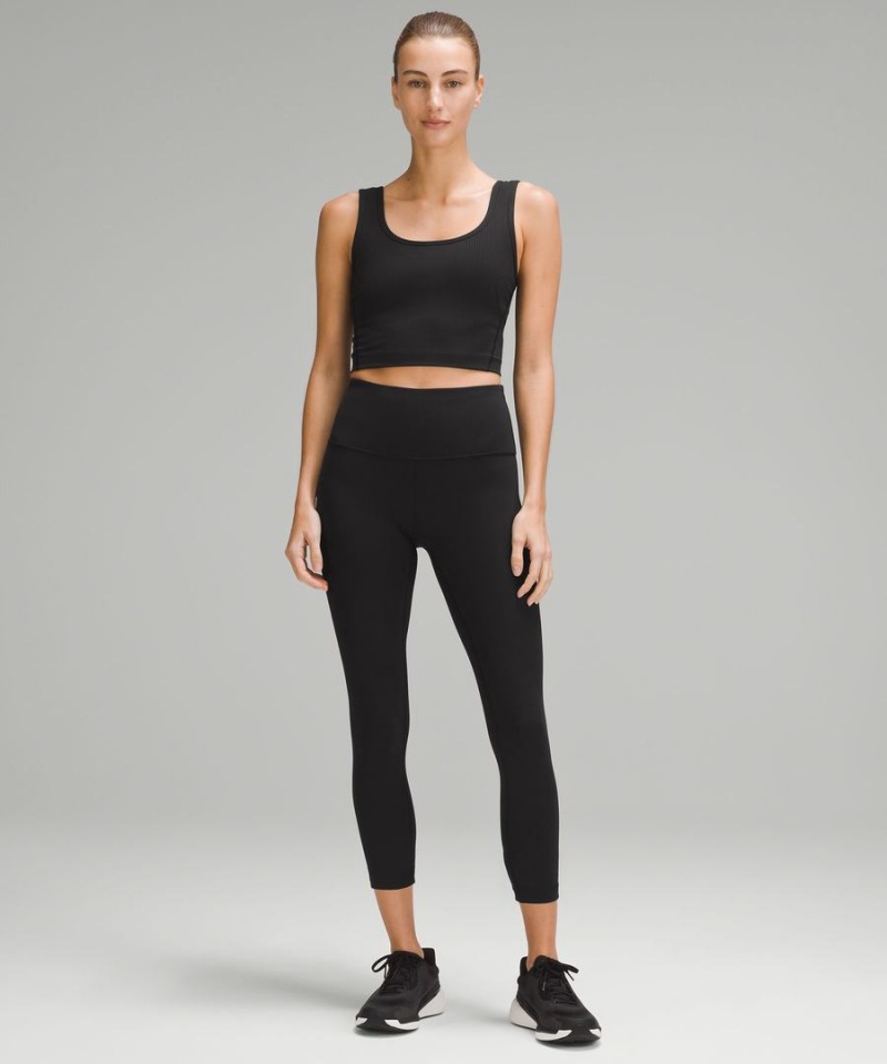 Lululemon Wunder Train High-Rise Gerippt Crop 23