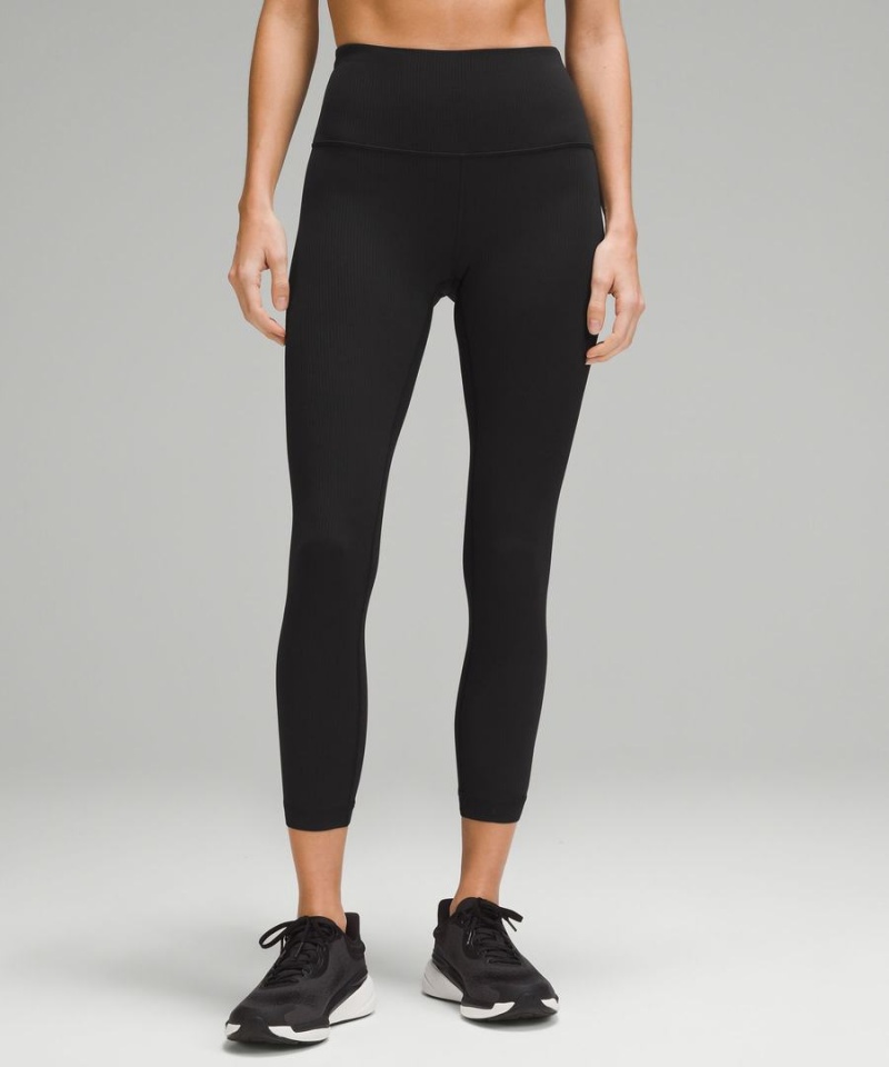 Lululemon Wunder Train High-Rise Gerippt Crop 23\