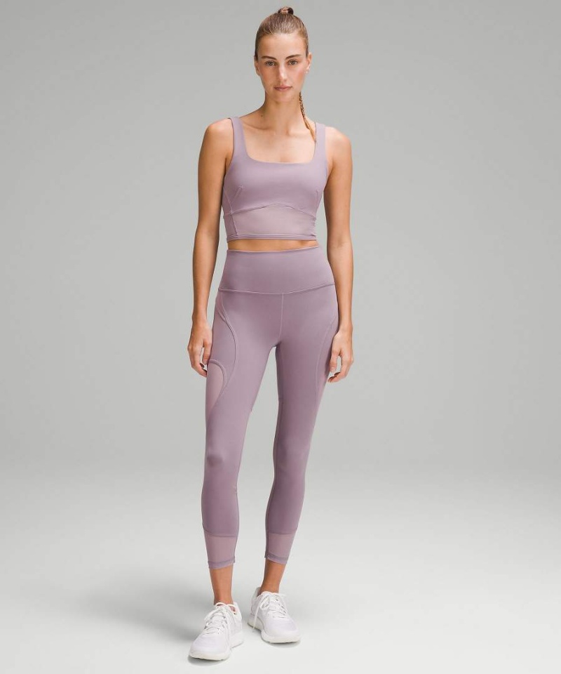 Lululemon Wunder Train Mesh Panel High-Rise 25