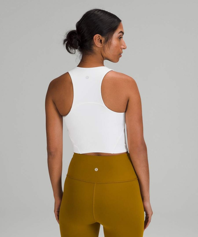 Lululemon Wunder Train Racerback Tanktop Damen Weiß | 1204HVQDC