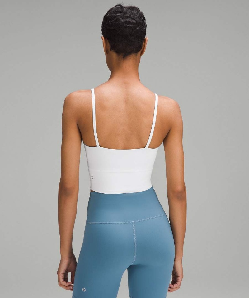 Lululemon Wunder Train Riemchen Tanktop Damen Weiß | 0562HCVTJ