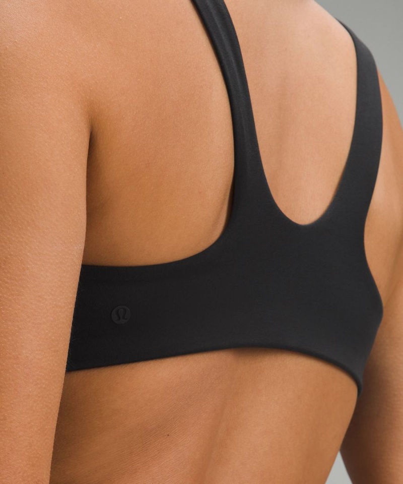 Lululemon Wundermost Ultra-Soft Nulu Racerback Bralette< Sport BH Damen Schwarz | 2370EGHCR