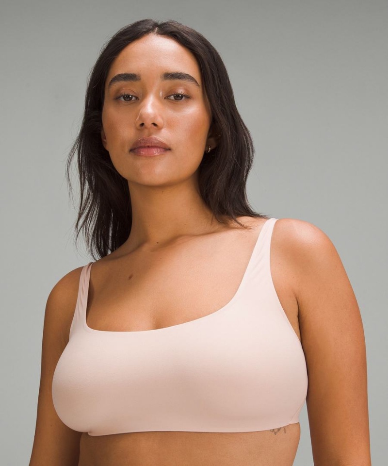 Lululemon Wundermost Ultra-Soft Nulu Scoop-Neck Bralette A–D Cups Sport BH Damen Braun | 7691VFCYT