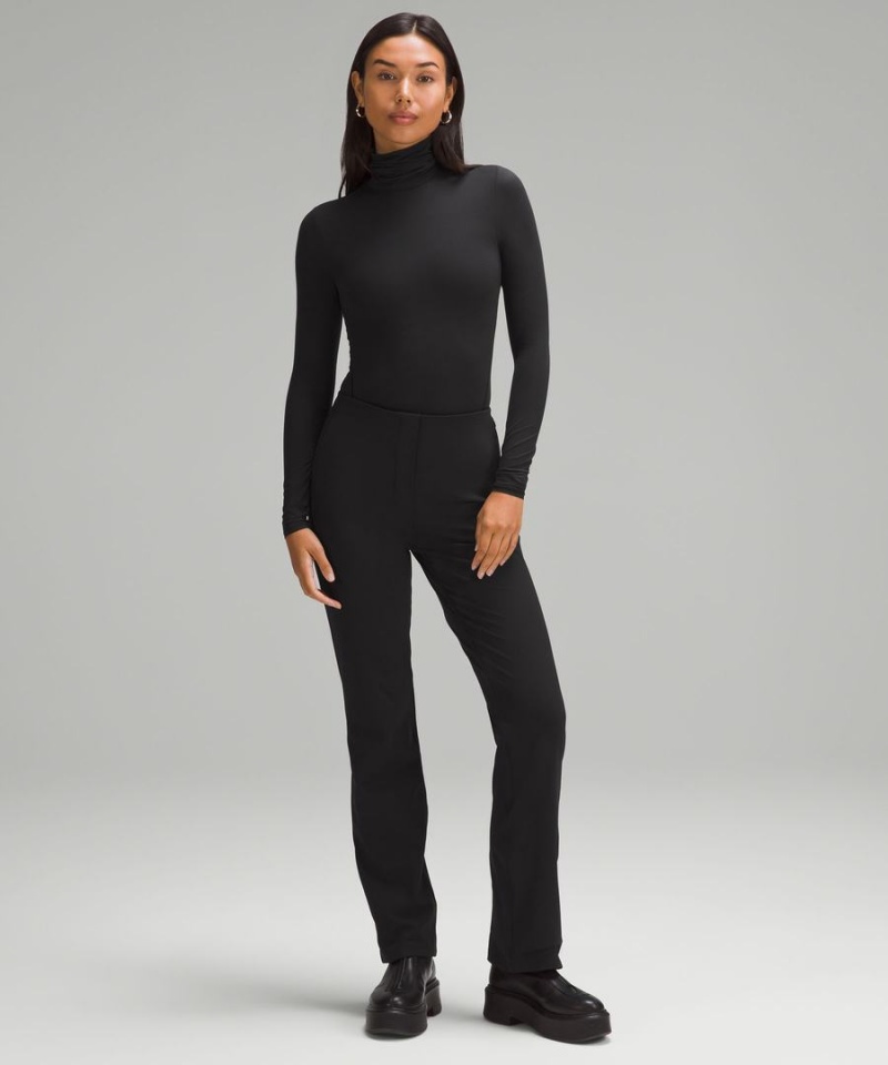 Lululemon Wundermost Ultra-Soft Nulu Turtleneck Body Damen Schwarz | 8610ODHUZ